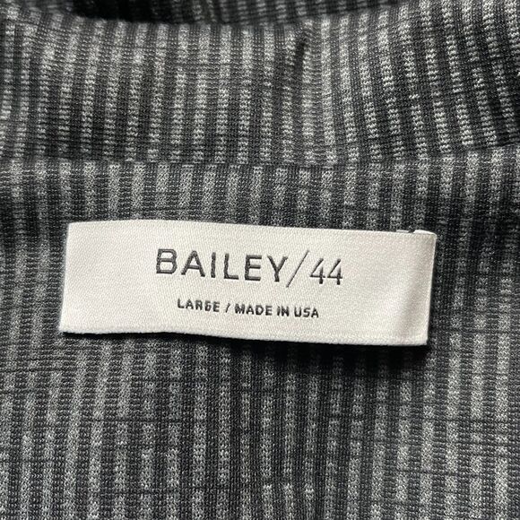 Bailey 44 Women's Peter The Great Blazer Jacket Size Large Black Gray Striped - Picture 13 of 16